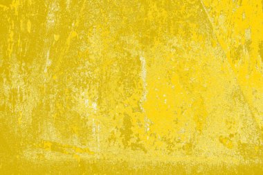 Kopya alanı olan soyut sarı desenli duvar