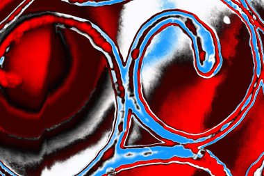 Soyut sanat duvar resmi. Modern, çağdaş sanat geçmişi