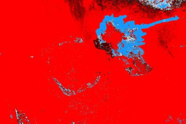 Soyut sanat duvar resmi. Modern, çağdaş sanat geçmişi