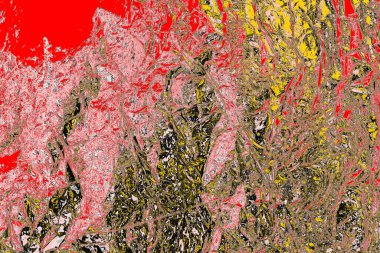 Soyut sanat duvar resmi. Modern, çağdaş sanat geçmişi