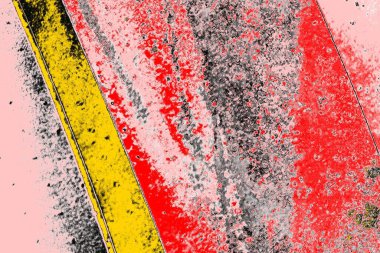 Soyut sanat duvar resmi. Modern, çağdaş sanat geçmişi