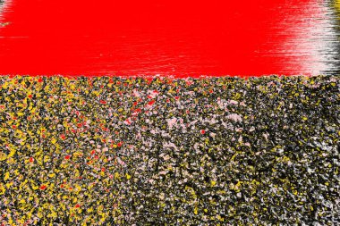 Soyut sanat duvar resmi. Modern, çağdaş sanat geçmişi