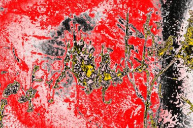 Soyut sanat duvar resmi. Modern, çağdaş sanat geçmişi