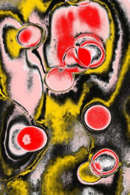 Soyut sanat duvar resmi. Modern, çağdaş sanat geçmişi