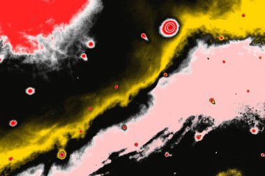 Soyut sanat duvar resmi. Modern, çağdaş sanat geçmişi