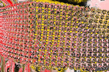 Soyut sanat duvar resmi. Modern, çağdaş sanat geçmişi