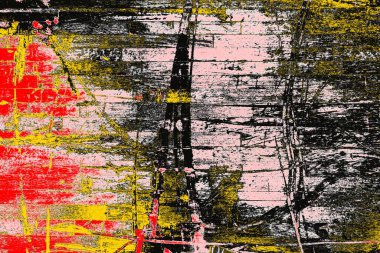 Soyut sanat duvar resmi. Modern, çağdaş sanat geçmişi