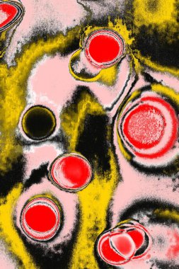 Soyut sanat duvar resmi. Modern, çağdaş sanat geçmişi