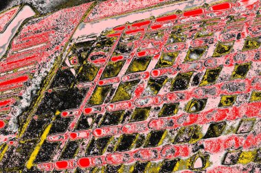 Soyut sanat duvar resmi. Modern, çağdaş sanat geçmişi