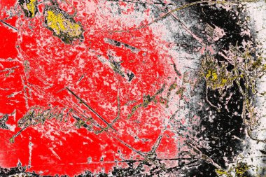 Soyut sanat duvar resmi. Modern, çağdaş sanat geçmişi