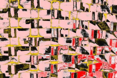 Soyut sanat duvar resmi. Modern, çağdaş sanat geçmişi