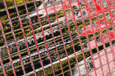 Soyut sanat duvar resmi. Modern, çağdaş sanat geçmişi