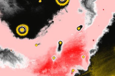 Soyut sanat duvar resmi. Modern, çağdaş sanat geçmişi