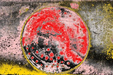 Soyut sanat duvar resmi. Modern, çağdaş sanat geçmişi