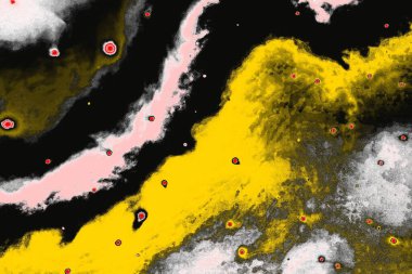 Soyut sanat duvar resmi. Modern, çağdaş sanat geçmişi