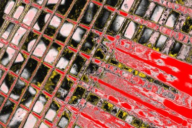 Soyut sanat duvar resmi. Modern, çağdaş sanat geçmişi