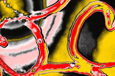 Soyut sanat duvar resmi. Modern, çağdaş sanat geçmişi