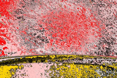 Soyut sanat duvar resmi. Modern, çağdaş sanat geçmişi