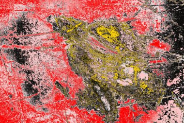 Soyut sanat duvar resmi. Modern, çağdaş sanat geçmişi