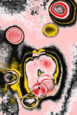 Soyut sanat duvar resmi. Modern, çağdaş sanat geçmişi