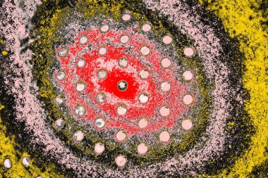 Soyut sanat duvar resmi. Modern, çağdaş sanat geçmişi