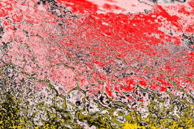 Soyut sanat duvar resmi. Modern, çağdaş sanat geçmişi