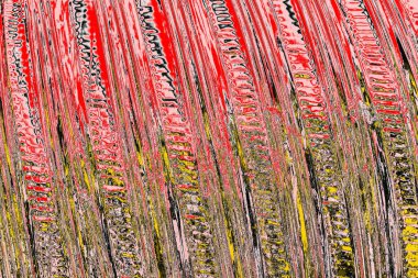 Soyut sanat duvar resmi. Modern, çağdaş sanat geçmişi