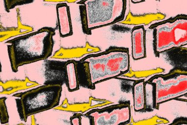 Soyut sanat duvar resmi. Modern, çağdaş sanat geçmişi