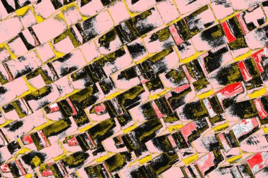 Soyut sanat duvar resmi. Modern, çağdaş sanat geçmişi