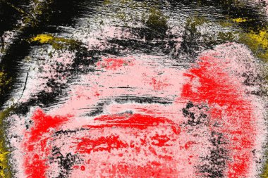 Soyut sanat duvar resmi. Modern, çağdaş sanat geçmişi