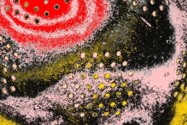 Soyut sanat duvar resmi. Modern, çağdaş sanat geçmişi