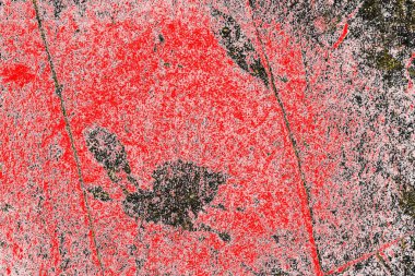 Soyut sanat duvar resmi. Modern, çağdaş sanat geçmişi