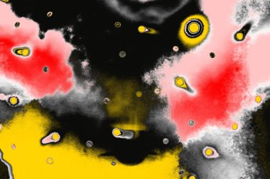 Soyut sanat duvar resmi. Modern, çağdaş sanat geçmişi