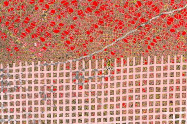 Soyut sanat duvar resmi. Modern, çağdaş sanat geçmişi