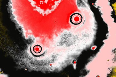 Soyut sanat duvar resmi. Modern, çağdaş sanat geçmişi