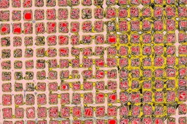 Soyut sanat duvar resmi. Modern, çağdaş sanat geçmişi