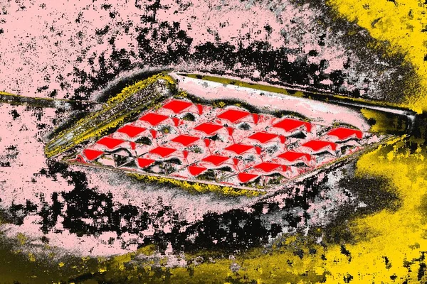 Soyut sanat duvar resmi. Modern, çağdaş sanat geçmişi