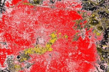 Soyut sanat duvar resmi. Modern, çağdaş sanat geçmişi