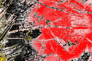 Soyut sanat duvar resmi. Modern, çağdaş sanat geçmişi