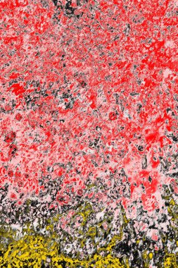 Soyut sanat duvar resmi. Modern, çağdaş sanat geçmişi