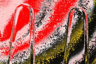 Soyut sanat duvar resmi. Modern, çağdaş sanat geçmişi