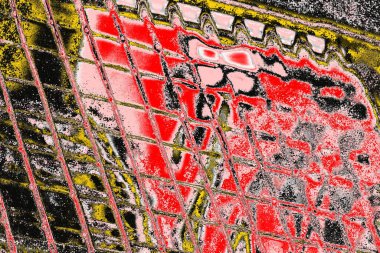 Soyut sanat duvar resmi. Modern, çağdaş sanat geçmişi