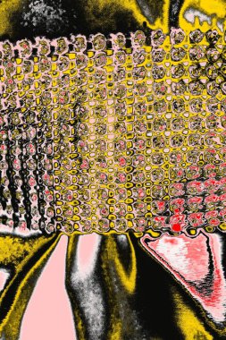 Soyut sanat duvar resmi. Modern, çağdaş sanat geçmişi