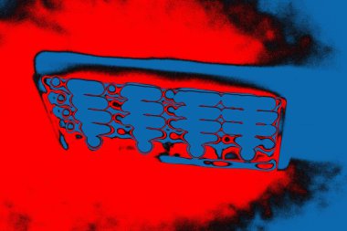 Soyut sanat duvar resmi. Modern, çağdaş sanat geçmişi