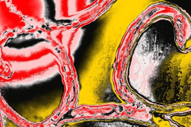 Soyut sanat duvar resmi. Modern, çağdaş sanat geçmişi