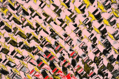 Soyut sanat duvar resmi. Modern, çağdaş sanat geçmişi