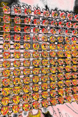 Soyut sanat duvar resmi. Modern, çağdaş sanat geçmişi