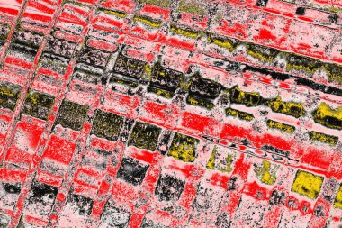 Soyut sanat duvar resmi. Modern, çağdaş sanat geçmişi