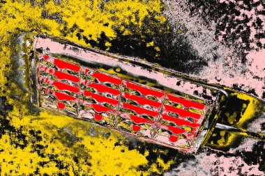 Soyut sanat duvar resmi. Modern, çağdaş sanat geçmişi