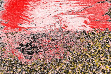 Soyut sanat duvar resmi. Modern, çağdaş sanat geçmişi